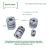 high precision cnc shaft couplings