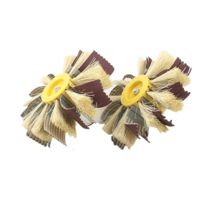 sisal brush sanding roller for wood polishing and finishing machine