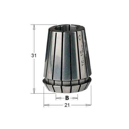 er20 collet high precision cnc tool holder (1mm–13mm range) for router & milling machines