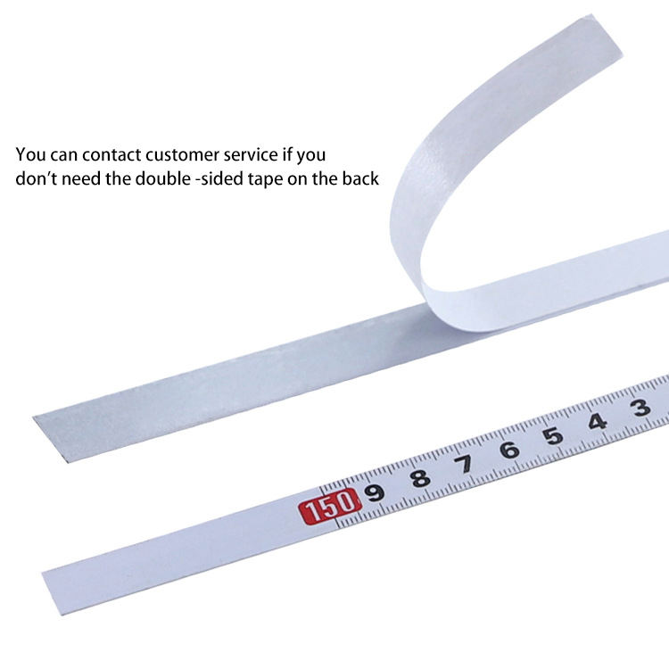 industrial grade nylon film adhesive tape measure forward and reverse in the tape scale self adhesive ruler